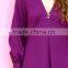 1970s vintage purple high neck maxi dresses with gold trim HSd7287