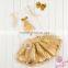 Garments Factory Christmas Newborn Baby Cotton Long Sleeve Fluffy Petti Tutu Dress Latest Boutique Dresses For Kids