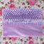 Wholesale Kids Hair Accessorie 6" Large Crochet Tube Tops For Photo Prop Many Colors Girls Stretch Crochet