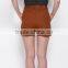 EY0586P High Waist Fashion Design Hem Shorts for Women Wholesale