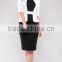 Contrast business woman dress formal ladies office wear dresses dress