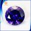 Factory wholesale cubic zirconia 2A 3A 5A , round shape amethyst color cubic zirconia stone, customized make welcome
