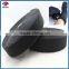 High-frequency heat-weldable hook and loop tape in 1 inch wide color black