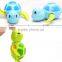 hot sale plastic baby bathing playing animal toys in the water swimming turtle toy