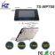 High sensitivity touch key 2.4Ghz 7 inch tempering glass color wireless video doorbell