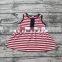 Striped Children Summer Boutique Outfits Sleeveless Shirts Icing Shorts Clothing Set M7042005