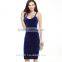 The Cross backless Europe and the United States package hip bandage skirt sexy dress SD08