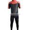 Popular men's short arm surfing wetsuit with Yamamoto neoprene