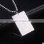 Hot Sale Exquisite Titanium Steel Poker A Pendant Necklace Men's Fashion Simple Jewelry Gift Bracelet Necklace DIY