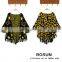 2015 Autumn women star pattern tassel batwing knitted pattern poncho sweater