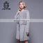 New fashion high qualit full length fitted women cashmere casual woolen coat