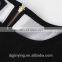 2016 Fashionable O Neck Back zipper Midi Dress Black and White Shortsleeve Women Dresses