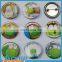 Give away 40mm,44mm,50mm,55mm safe cheap round tin button badge with logo