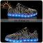 New product LED USB Charge led strip flashing light Couples led shoes for promotion gifts