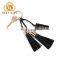 Luxury Bag Accessories Leather Tassel Keychain