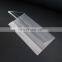 V shape double sides transparent desktop acrylic display stand for meeting
