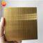 JYFI016 4x8 Feet hairline finished plate golden stainless steel sheets for home decoration