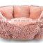 Custom Soft Luxury Plush Dog Cat Donut Sofa Pet Bed