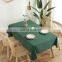 Deep Green 100% cotton rectangular table cloth