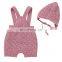 New Baby Bodysuits Autumn Solid Knitted Newborn Sleeveless Onesie Cutout Winter Outerwear Toddler Infant Suspender Jumpsuits