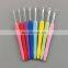 Knitting tool sweater needle monochrome soft handle aluminum hook crochet hooks set of 8pcs