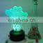 Christmas Snowman 3d Visual Illusion Lamp Usb Night Light Children New Year Gifts Led Kids Lamp