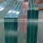 Good quality three layer pvb film safety glass laminated