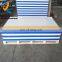 HDPE ice hockey dasher boards with steel support structure