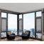 Aluminum alloy frame casement Window Double Glass with mosquito netting windows modern soundproof aluminum window