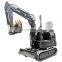 Low price excavator accessories household excavator small digger excavators 1000kg
