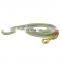 High elastic rope dog leash with safe metal hook