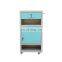 Medical Hospital Metal Big Locker Bedside Cabinet with Drawer and One Tower Hanger