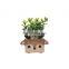 cheap small indoor table reindeer cartoon deer ceramic succulent planter plant pot decoration