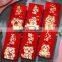 2022 Custom Luxury Chinese New Year Red Packets Pouch 2022 Printing