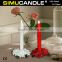 remote controlled taper candle with timer function
