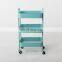 hot and cheap selling 3 tier storage cart mobile shelving organizer  for kitchen bathroom