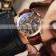 OLEVS 2871 Men Quartz  Wristwatch  Fashion Business Top Brand Luxury Leather Waterproof Watched Men Wrist