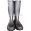 heated gray work safety boots