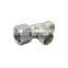 Bulkhead Swivel Male Run Tee Compression Equal Tee Fitting Double Ferrules Stainless Steel Tube Fittings