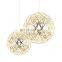 Modern Spark Ball Chandelier Creative Round Hanging Light For Hotel Chandeliers