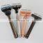 Kinghood Classic Mens Copper Metal Handle Double Edge Blade Shaving Safety Razor