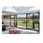 Aluminium folding glass door for apartment front door with glass double glazed glass door