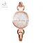 SHENGKE  SK Bracelet Ladies Watch Hollow Chain Band Dazzling Crystal Index Dial Jewelry Buckle Japan Quartz Watches K0026L