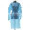 Waterproof PP+PE Isolation Gown Disposable Gown For Lab or Food Processing