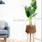 Low Price Cheapest Vertical Minimalist Holder Small Garden Indoor Outdoor Pot Tripod Wooden Plant Stand