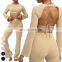 Wholesale Sports Clothing Long Sleeve Crop Top Flare Leggings 2 Piece Suit Custom Workout Wear Women Yoga Set Gym Fitness Sets