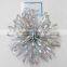 Christmas fancy ribbon bows made by foil poly ribbon