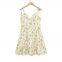 2025 Summer New Design Fashionable Flower Printed Strap Dress