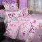 beautiful pattern microfiber fabric for kids bed sheet set