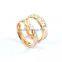 Good Discount latest gold ring designs stainless steel gold wedding rings